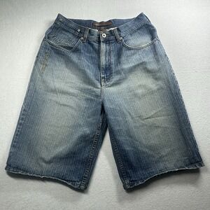 Sean John Denim Shorts Men Size 32 Blue Y2K Baggy Jorts Hip Hop Streetwear